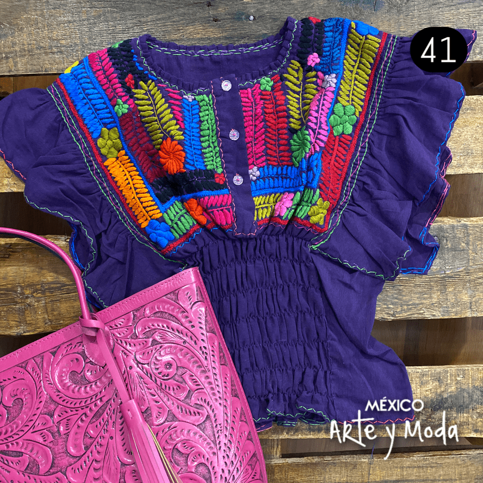 Blusa Corta Rococo - MÉXICO ARTE Y MODA - Crop Top