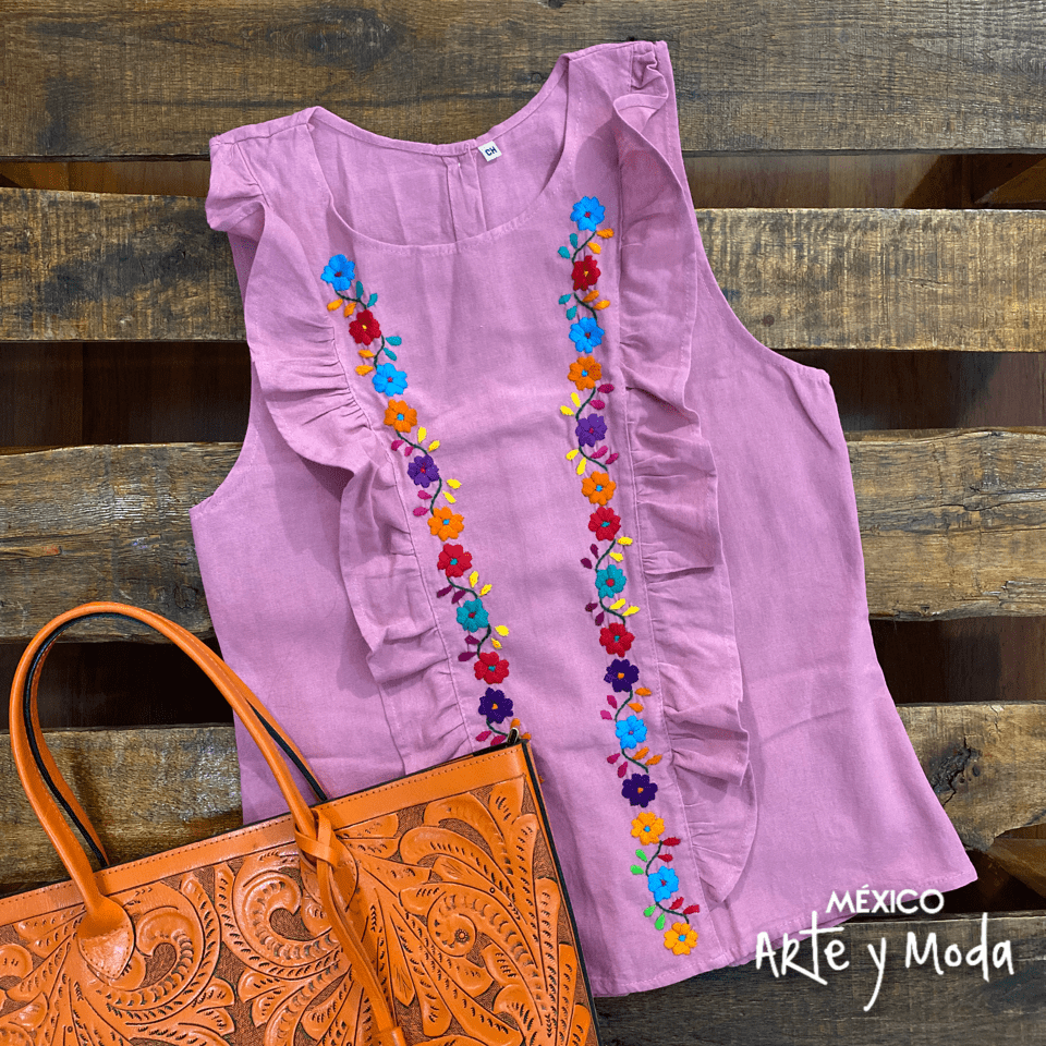 Blusa Guías - MÉXICO ARTE Y MODA - Blusa Bordada