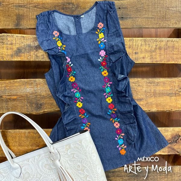 Blusa Guías - MÉXICO ARTE Y MODA - Blusa Bordada
