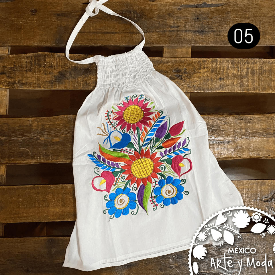 Blusa Halter Bordada - MÉXICO ARTE Y MODA - Blusa Bordada
