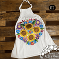 Blusa Halter Bordada - MÉXICO ARTE Y MODA - Blusa Bordada