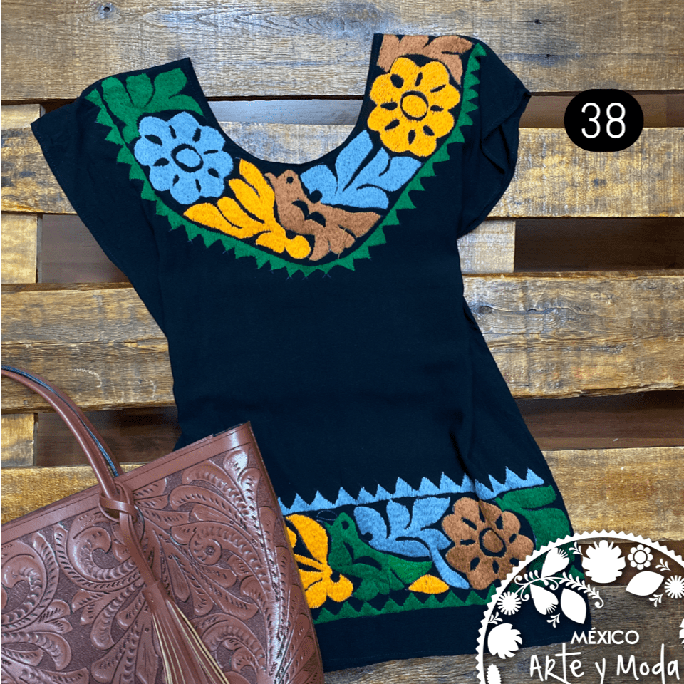 Blusa Jalapita - MÉXICO ARTE Y MODA - Blusa Bordada