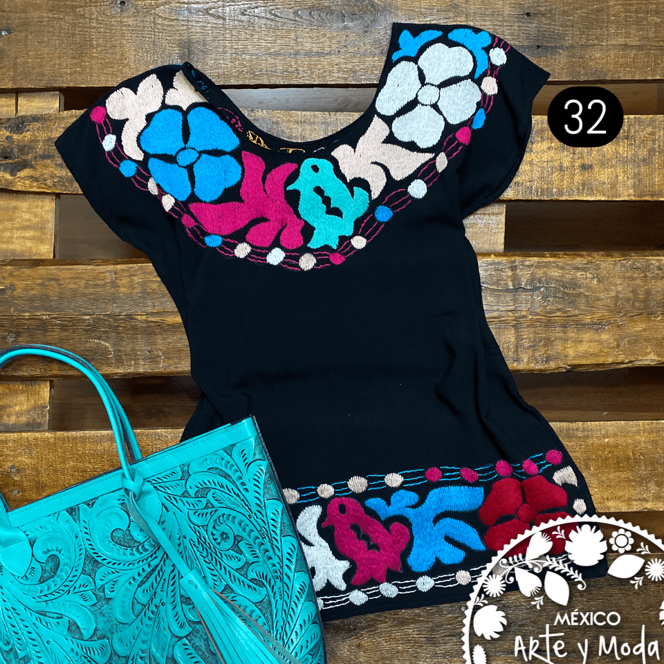 Blusa Jalapita - MÉXICO ARTE Y MODA - Blusa Bordada