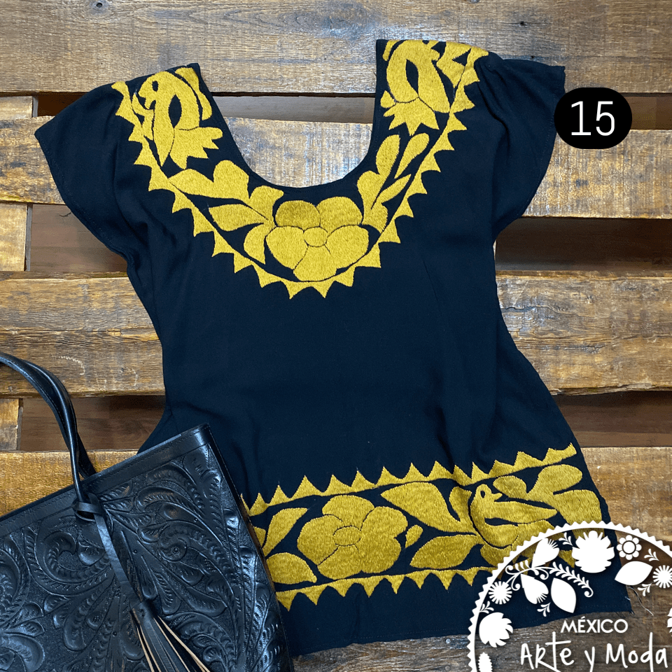 Blusa Jalapita - MÉXICO ARTE Y MODA - Blusa Bordada