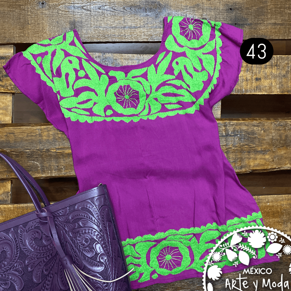 Blusa Jalapita - MÉXICO ARTE Y MODA - Blusa Bordada