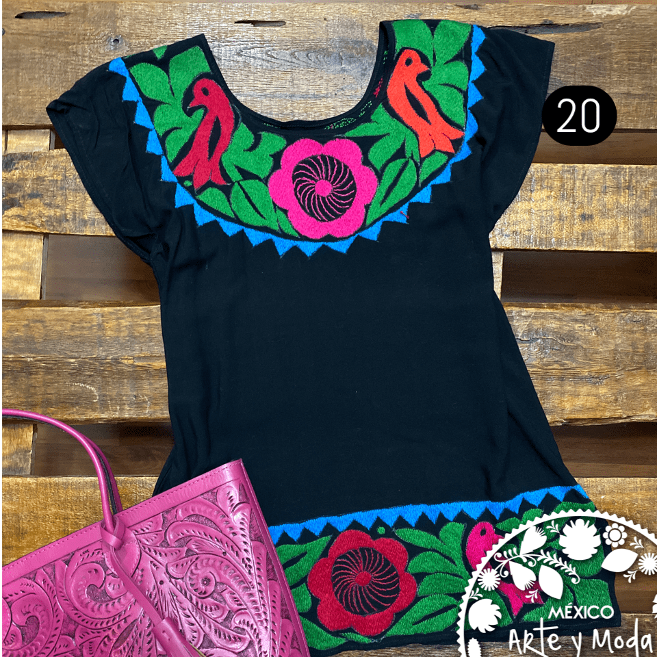 Blusa Jalapita - MÉXICO ARTE Y MODA - Blusa Bordada