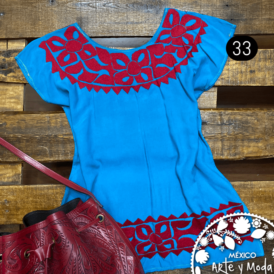 Blusa Jalapita - MÉXICO ARTE Y MODA - Blusa Bordada