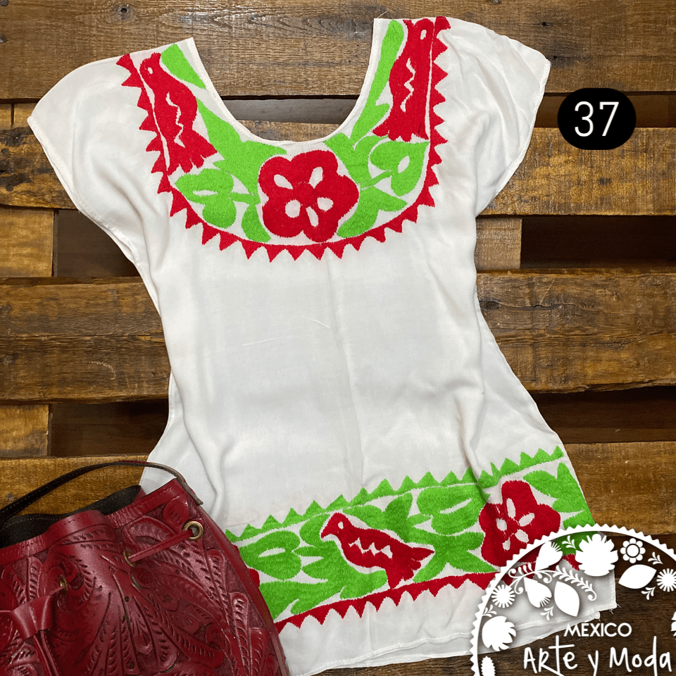 Blusa Jalapita - MÉXICO ARTE Y MODA - Blusa Bordada
