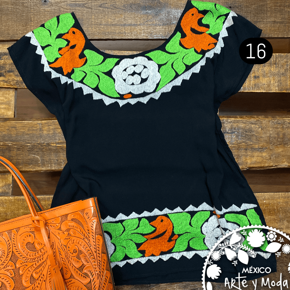 Blusa Jalapita - MÉXICO ARTE Y MODA - Blusa Bordada