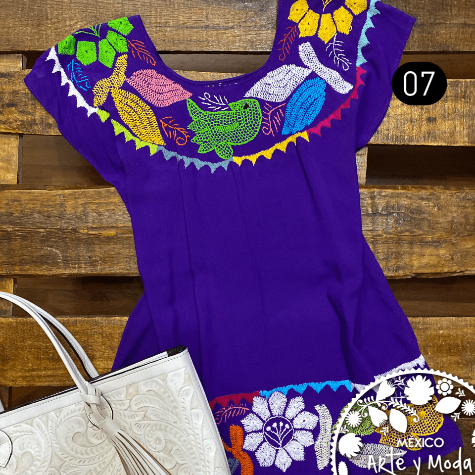 Blusa Jalapita - MÉXICO ARTE Y MODA - Blusa Bordada