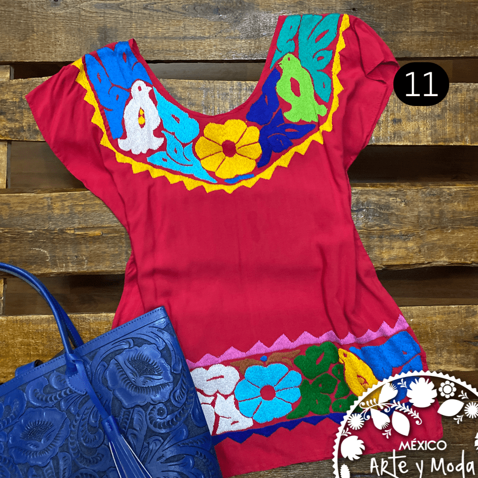 Blusa Jalapita - MÉXICO ARTE Y MODA - Blusa Bordada