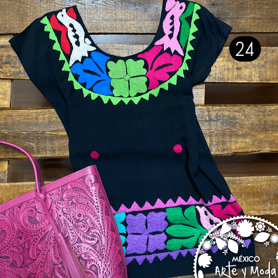 Blusa Jalapita - MÉXICO ARTE Y MODA - Blusa Bordada