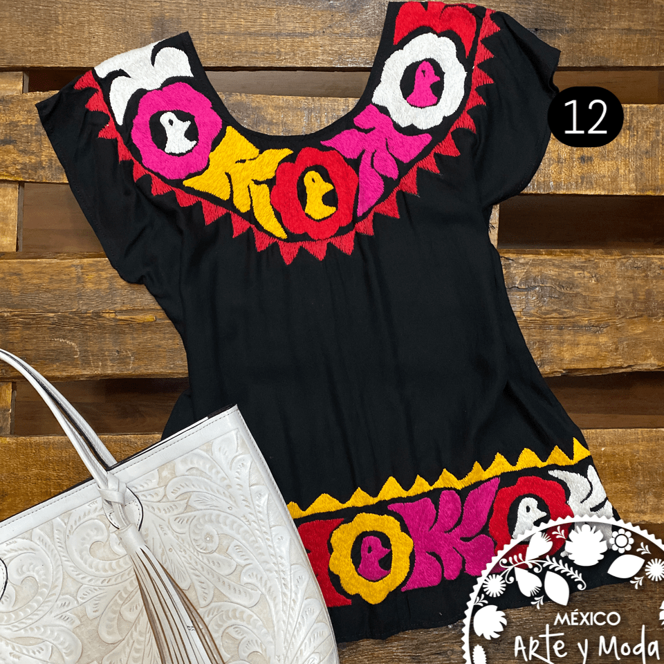 Blusa Jalapita - MÉXICO ARTE Y MODA - Blusa Bordada