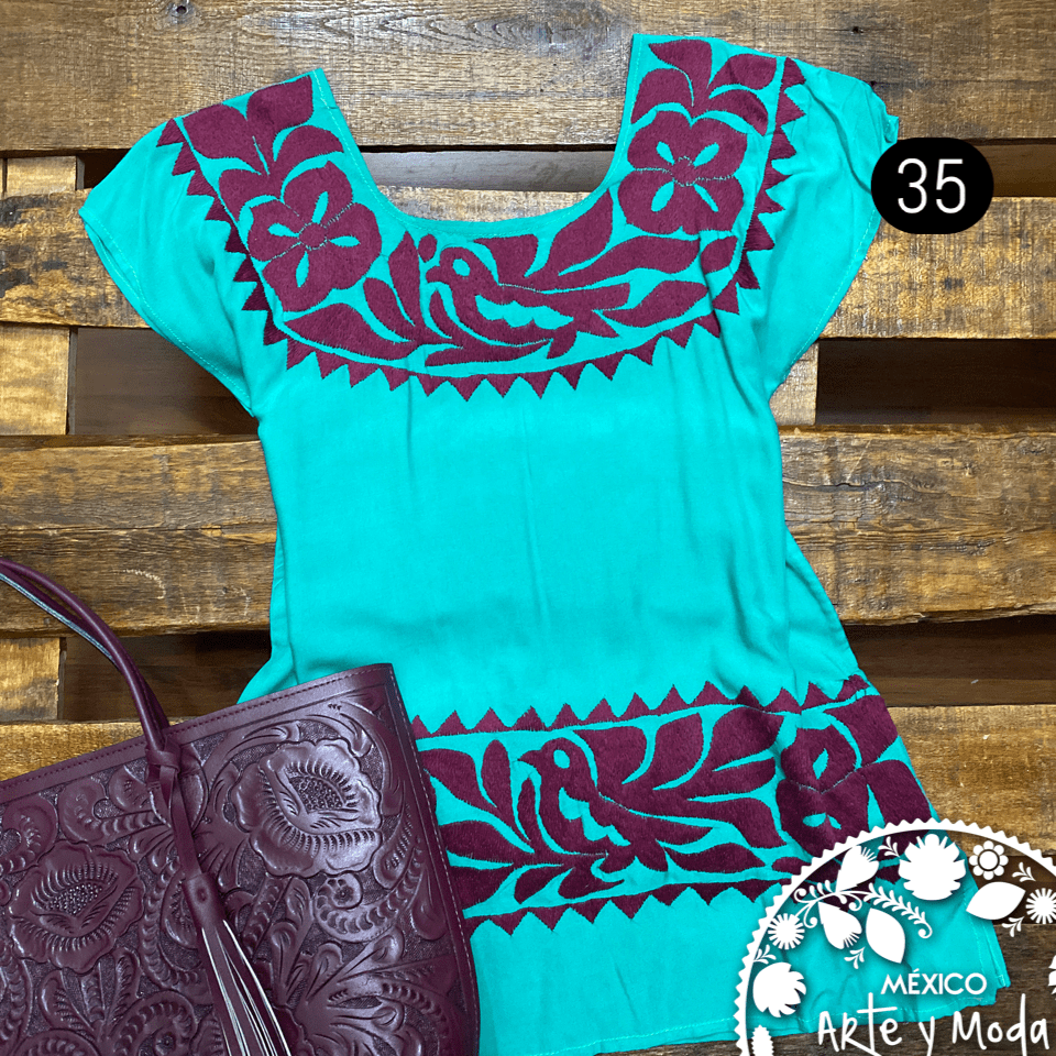 Blusa Jalapita - MÉXICO ARTE Y MODA - Blusa Bordada