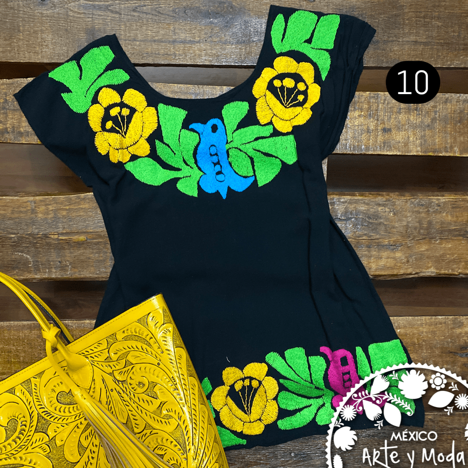 Blusa Jalapita - MÉXICO ARTE Y MODA - Blusa Bordada