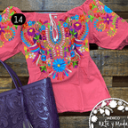 Blusa Jareta CHICA - MÉXICO ARTE Y MODA - Blusa Bordada