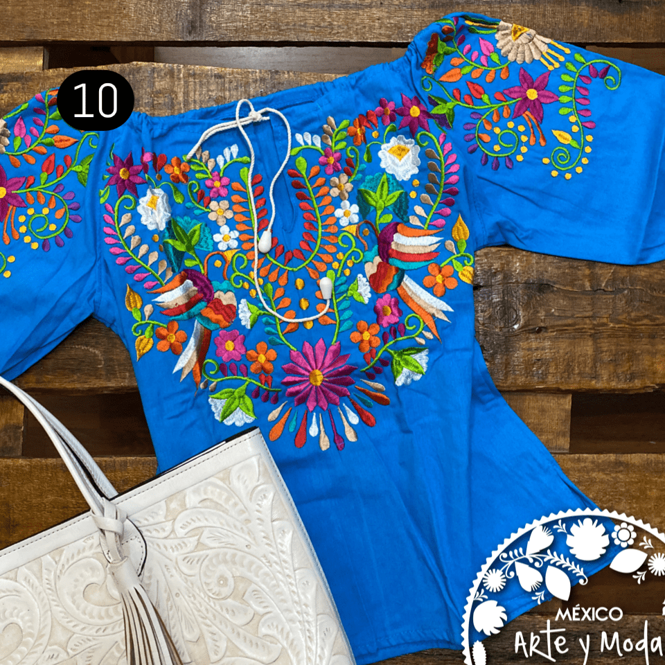 Blusa Jareta CHICA - MÉXICO ARTE Y MODA - Blusa Bordada