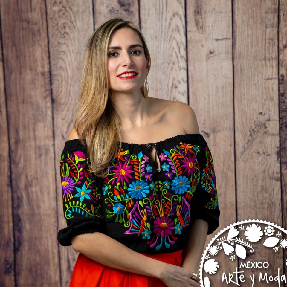 Blusa Jareta CHICA - MÉXICO ARTE Y MODA - Blusa Bordada
