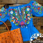 Blusa Jareta CHICA - MÉXICO ARTE Y MODA - Blusa Bordada