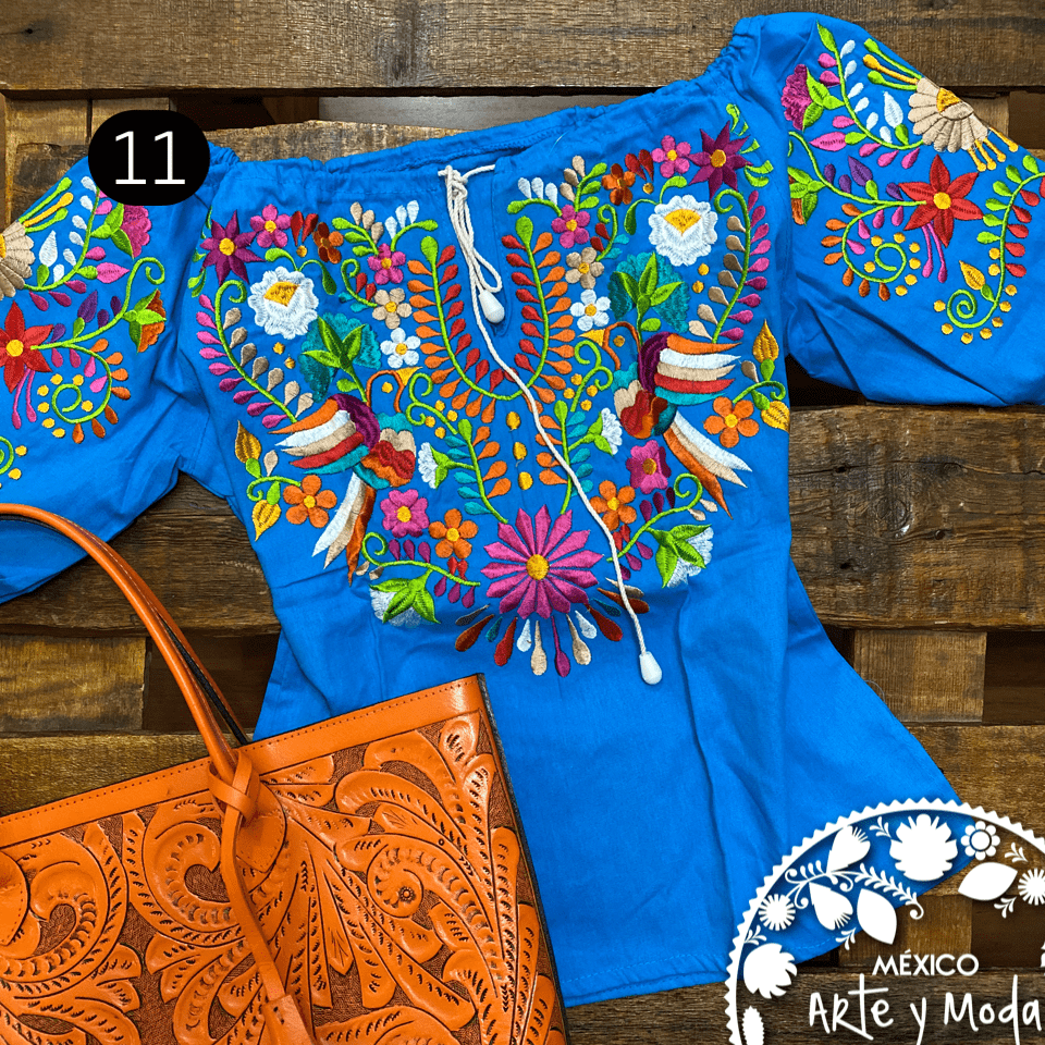 Blusa Jareta CHICA - MÉXICO ARTE Y MODA - Blusa Bordada