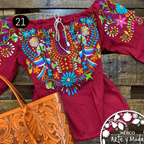 Blusa Jareta CHICA - MÉXICO ARTE Y MODA - Blusa Bordada
