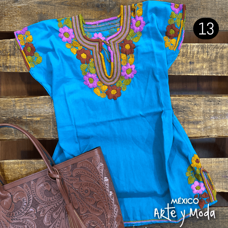 Blusa JolXic Fina - MÉXICO ARTE Y MODA - Blusa Bordada