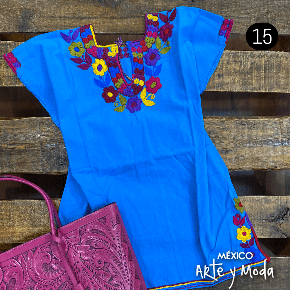 Blusa JolXic Fina - MÉXICO ARTE Y MODA - Blusa Bordada