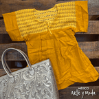 Blusa Manta Calada - MÉXICO ARTE Y MODA - Blusa Lisa