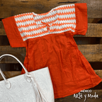 Blusa Manta Calada - MÉXICO ARTE Y MODA - Blusa Lisa