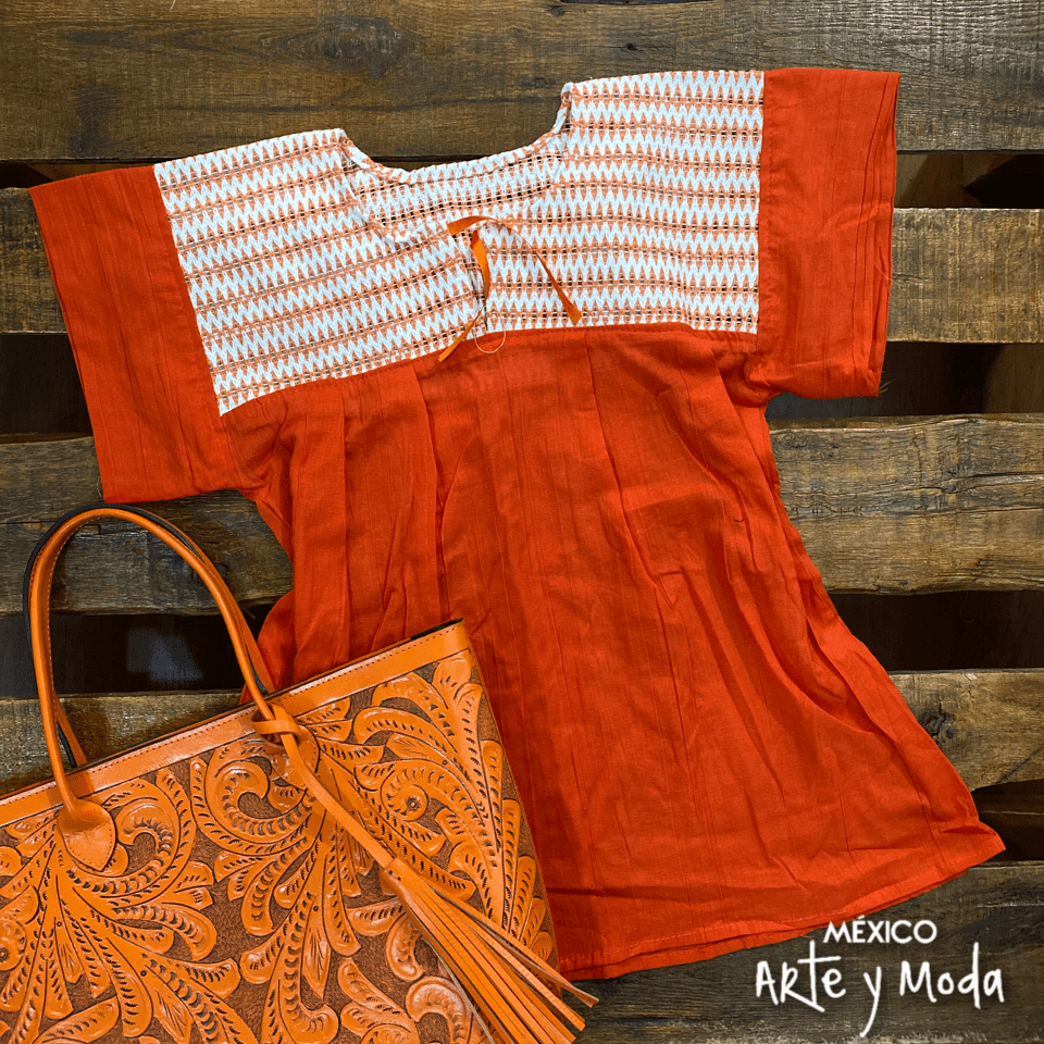 Blusa Manta Calada - MÉXICO ARTE Y MODA - Blusa Lisa