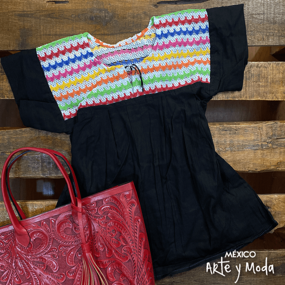 Blusa Manta Calada - MÉXICO ARTE Y MODA - Blusa Lisa