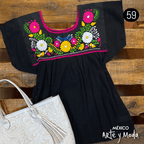 Blusa Margaritas - MÉXICO ARTE Y MODA - Blusa Bordada