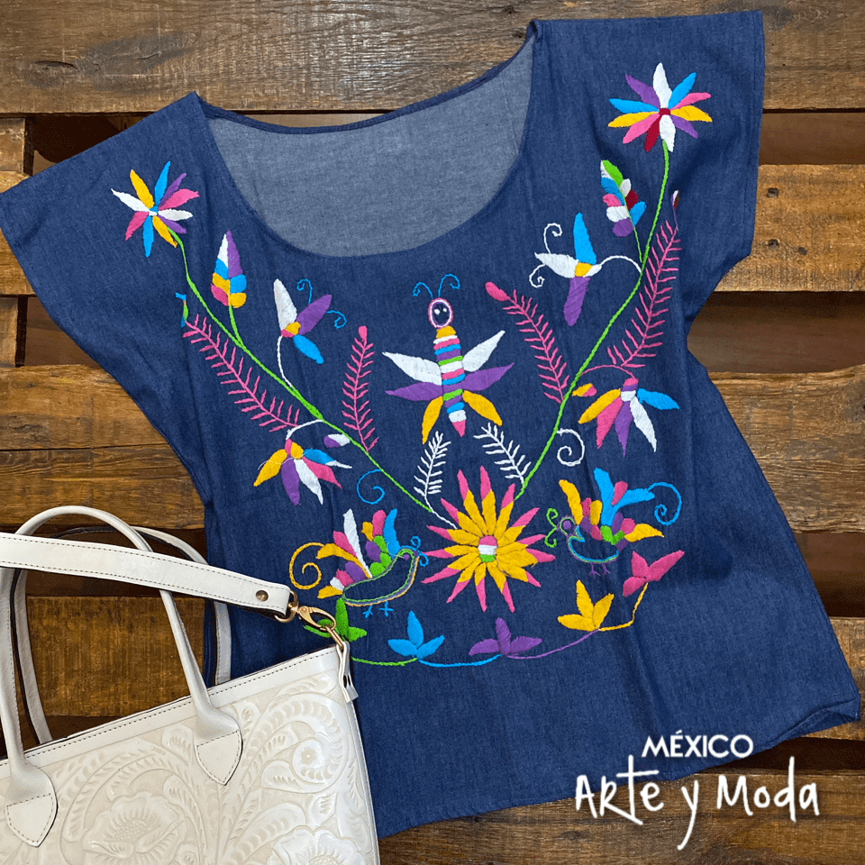 Blusa Monarca - MÉXICO ARTE Y MODA - Blusa Bordada