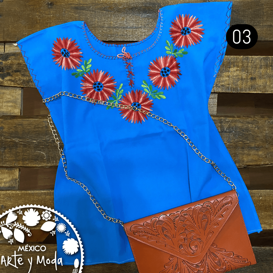 Blusa Ocosingo - MÉXICO ARTE Y MODA - Blusa Bordada