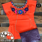 Blusa Ocosingo Fina - MÉXICO ARTE Y MODA - Blusa Bordada