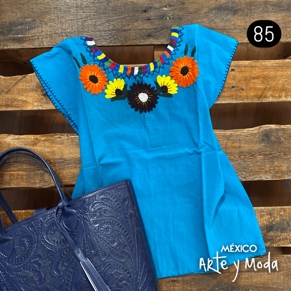 Blusa Ocosingo Fina - MÉXICO ARTE Y MODA - Blusa Bordada