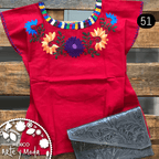 Blusa Ocosingo Fina - MÉXICO ARTE Y MODA - Blusa Bordada