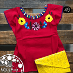 Blusa Ocosingo Fina - MÉXICO ARTE Y MODA - Blusa Bordada
