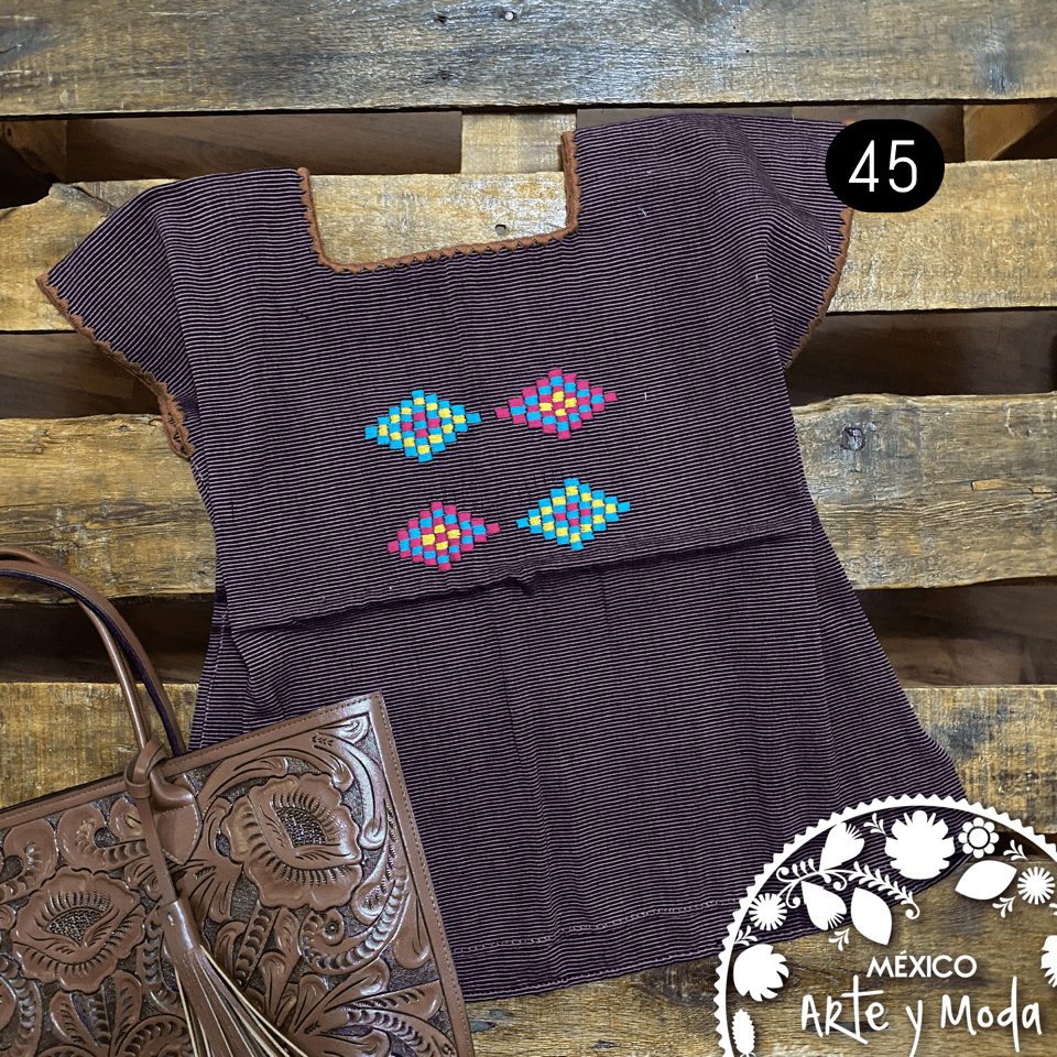 Blusa Oxchuc - MÉXICO ARTE Y MODA - Blusa Bordada