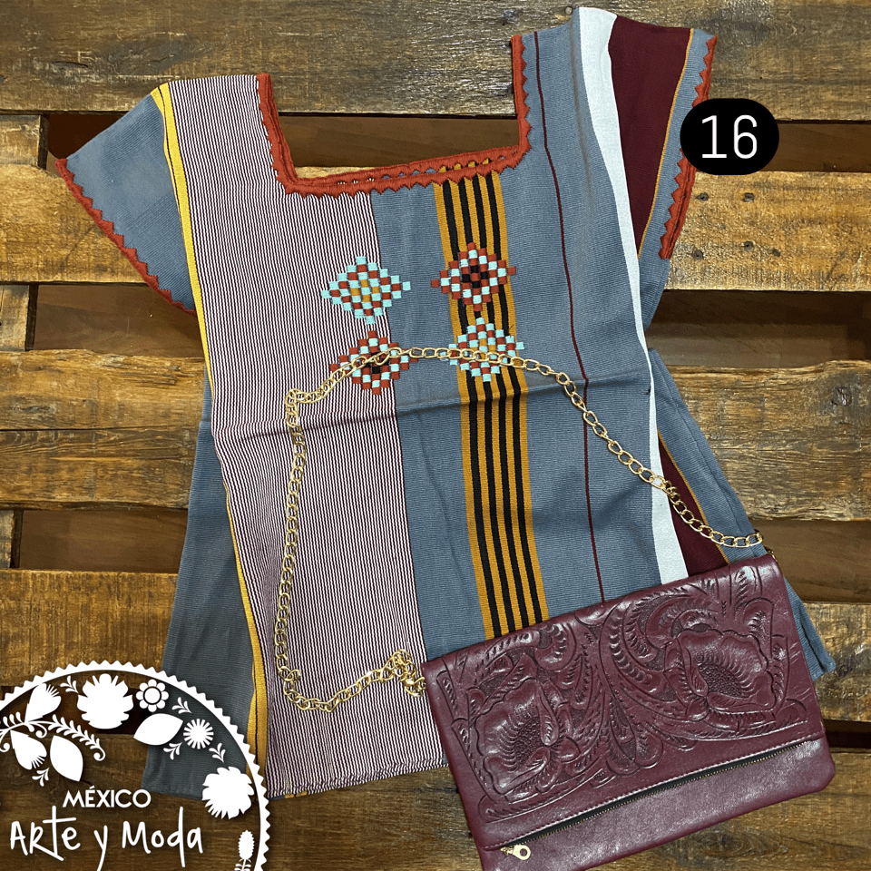 Blusa Oxchuc - MÉXICO ARTE Y MODA - Blusa Bordada