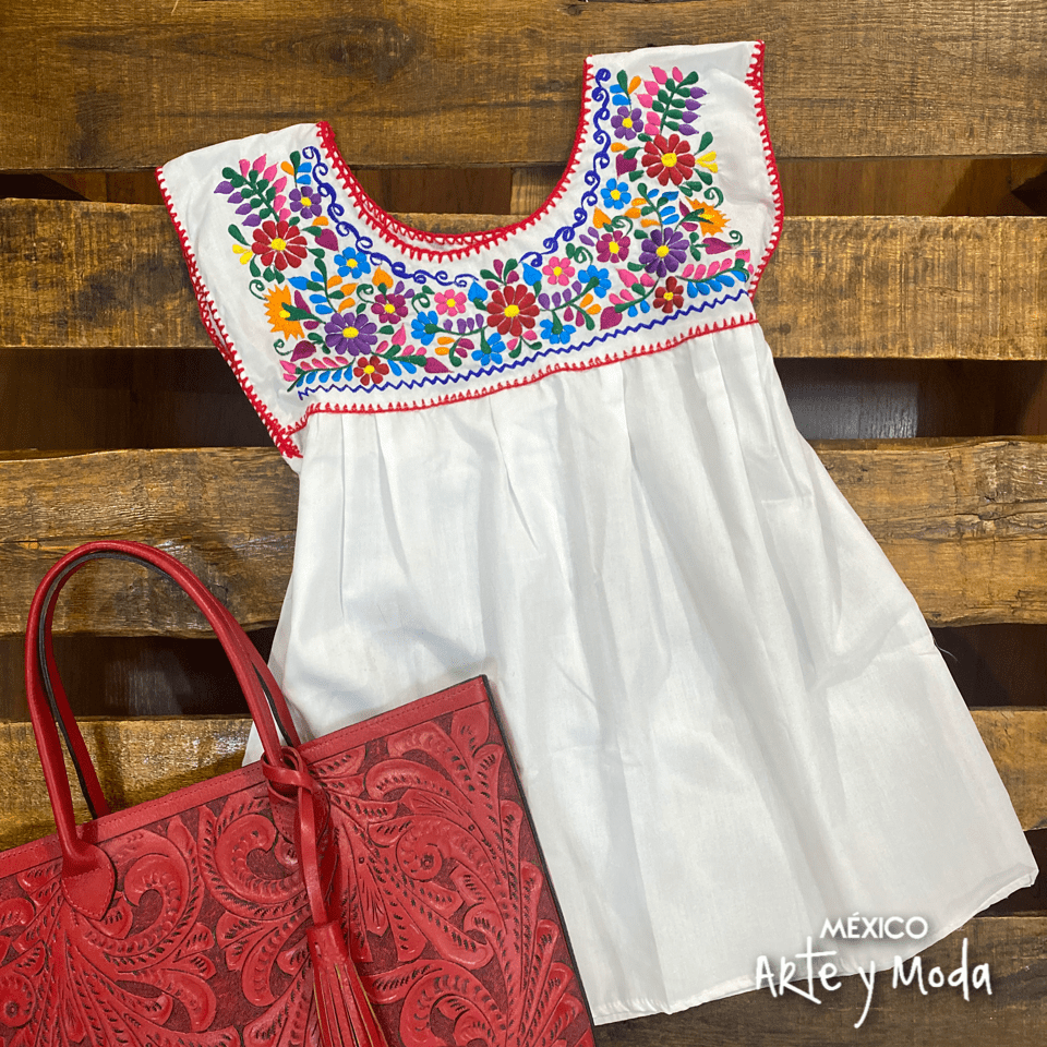 Blusa Palenque - MÉXICO ARTE Y MODA - Blusa Bordada