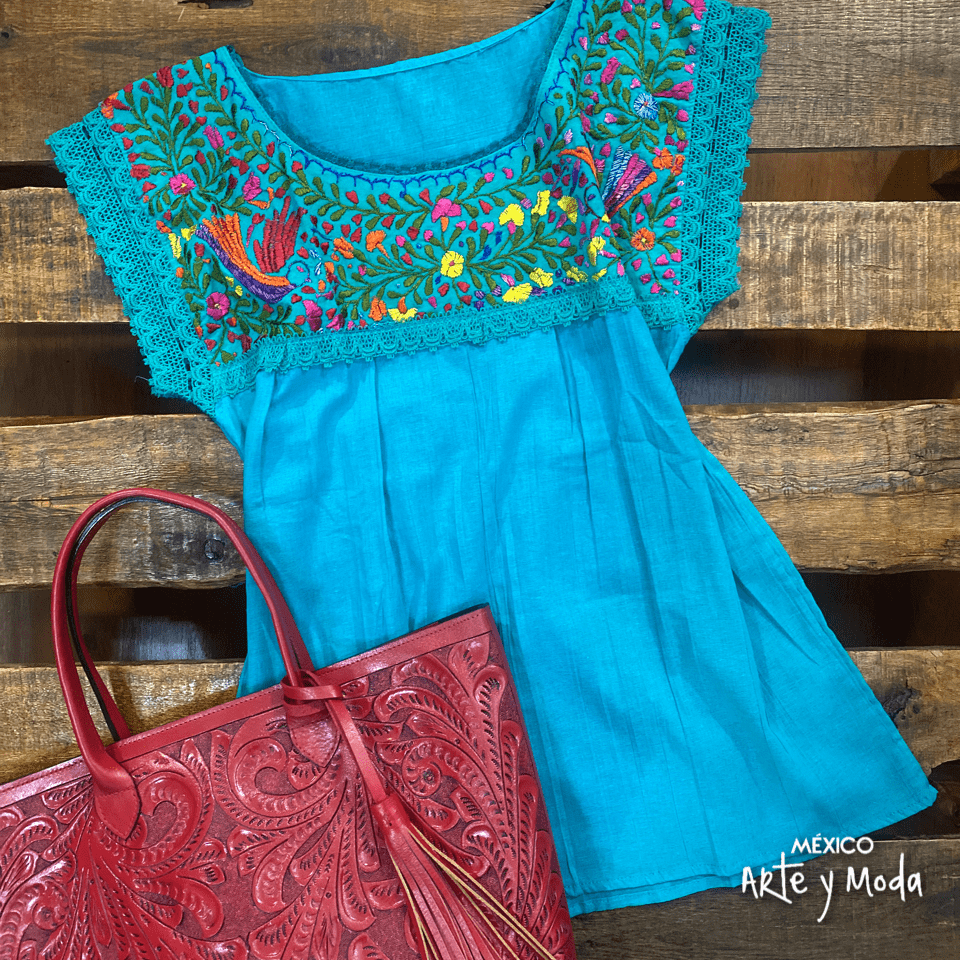 Blusa Paloma Manta - MÉXICO ARTE Y MODA - Blusa Bordada