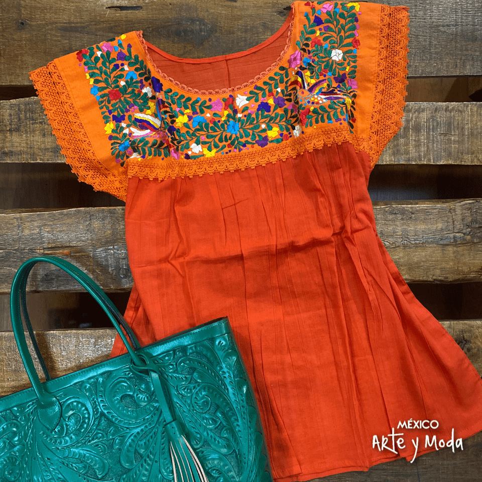 Blusa Paloma Manta - MÉXICO ARTE Y MODA - Blusa Bordada