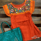 Blusa Paloma Manta - MÉXICO ARTE Y MODA - Blusa Bordada
