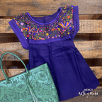 Blusa Paloma Manta - MÉXICO ARTE Y MODA - Blusa Bordada