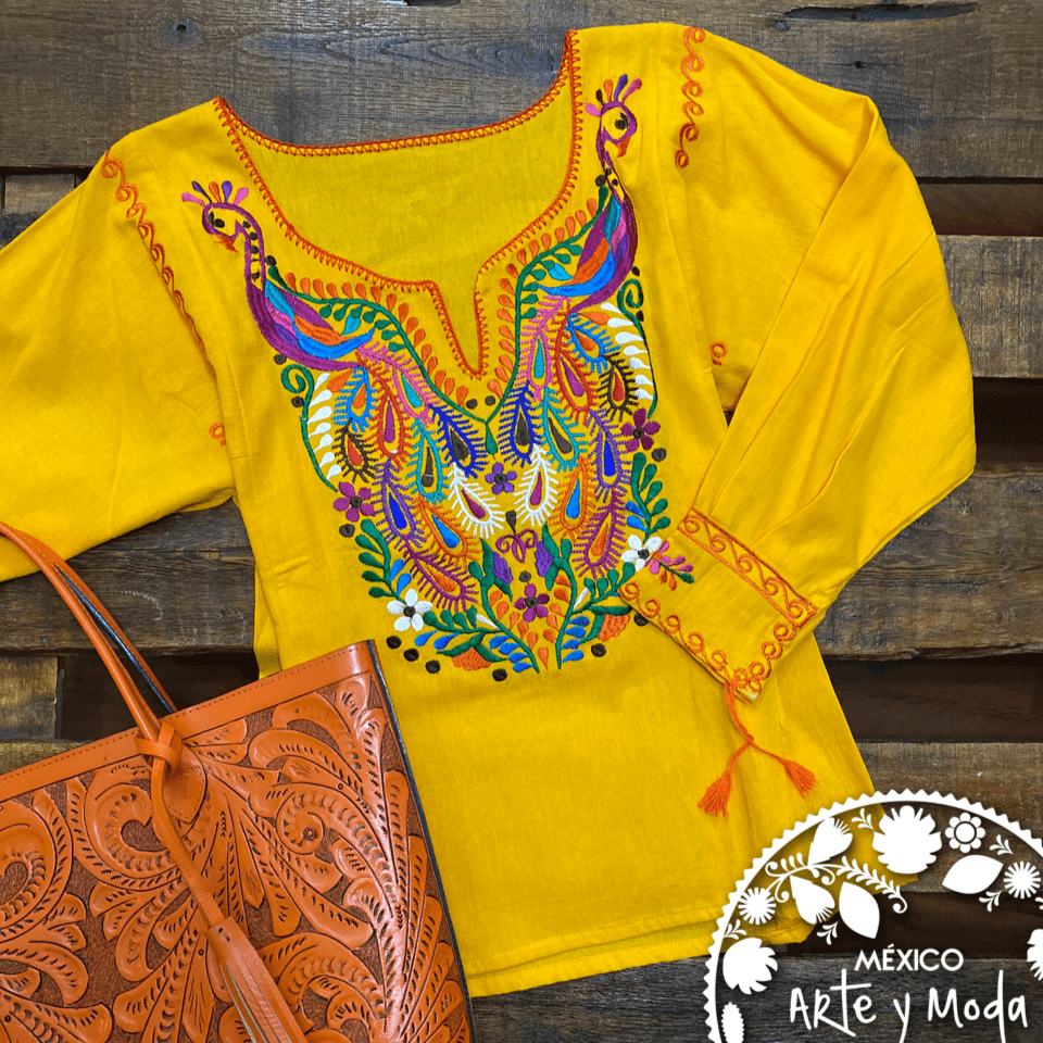 Blusa Pavorreal - MÉXICO ARTE Y MODA - Blusa Bordada