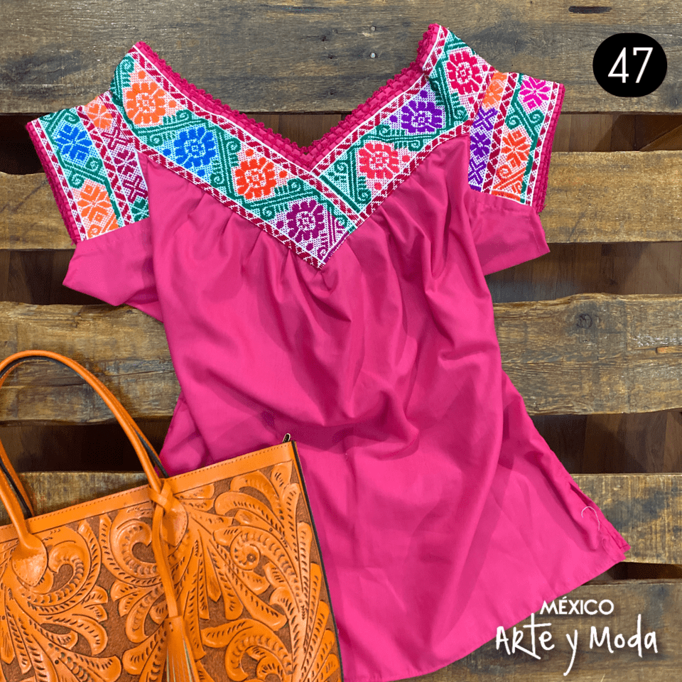 Blusa Pepenado - MÉXICO ARTE Y MODA - Blusa Bordada