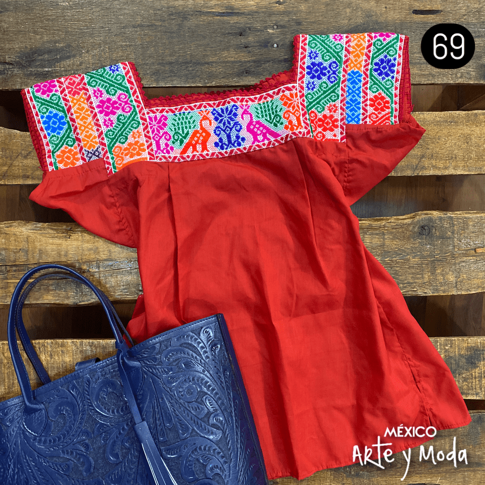 Blusa Pepenado - MÉXICO ARTE Y MODA - Blusa Bordada