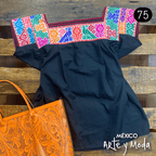 Blusa Pepenado - MÉXICO ARTE Y MODA - Blusa Bordada