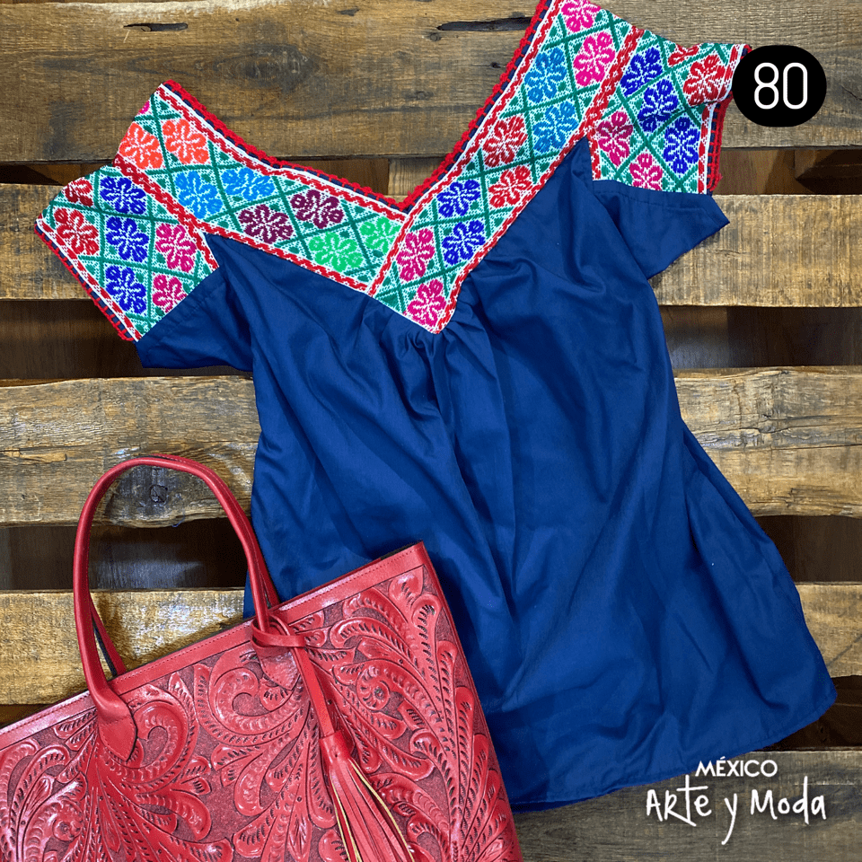 Blusa Pepenado - MÉXICO ARTE Y MODA - Blusa Bordada